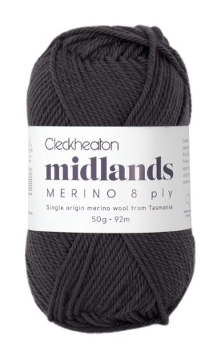 Cleckheaton | Midlands Merino 8ply Blackwood