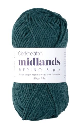 Cleckheaton | Midlands Merino 8ply Huon Pine