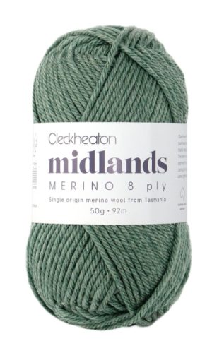 Cleckheaton | Midlands Merino 8ply Saltbush