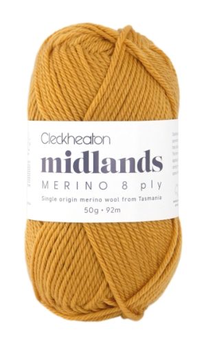 Cleckheaton | Midlands Merino 8ply Golden Tip