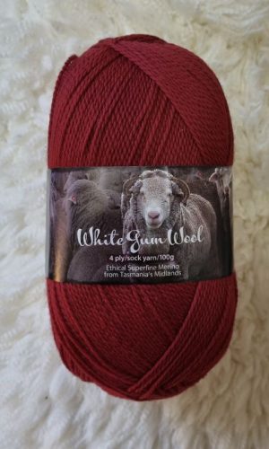 White Gum Wool | 4ply Sock with Nylon Hawthorn