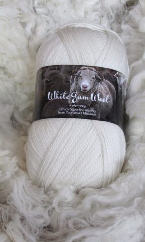 White Gum Wool | 4ply Natural