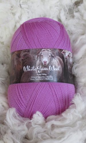 White Gum Wool | 4ply Peachberry