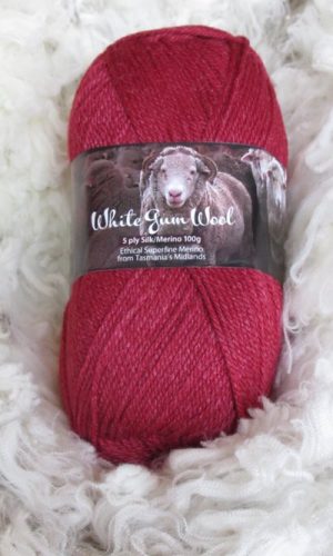 White Gum Wool | 5ply Silk/Merino Hawthorn