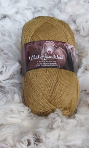 White Gum Wool | 5ply Silk/Merino Sedge