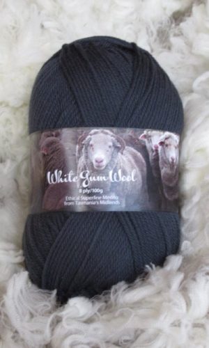 White Gum Wool | 8ply Quarrystone