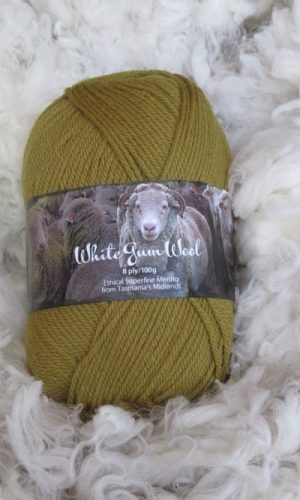 White Gum Wool | 8ply Sedge