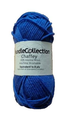 Nundle Collection | 8ply Chaffey Yarn Blue