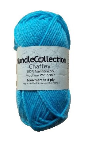 Nundle Collection  8ply Chaffey Yarn Light Aqua