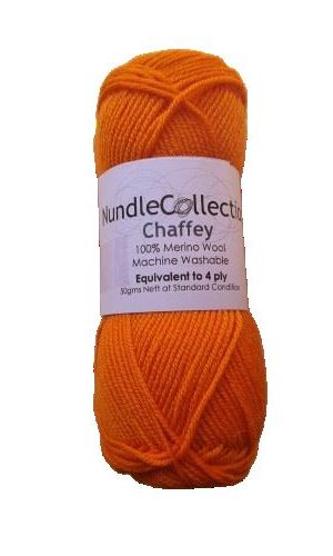 Nundle Collection | 4ply Chaffey Yarn Tangerine